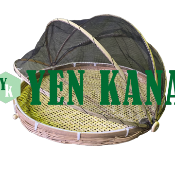 Flat baskets with net (umeboshi zaru) 2