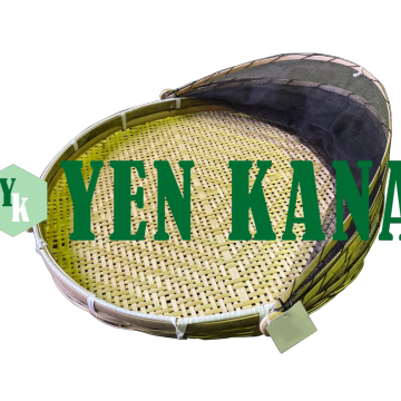 Flat baskets with net (umeboshi zaru) 4